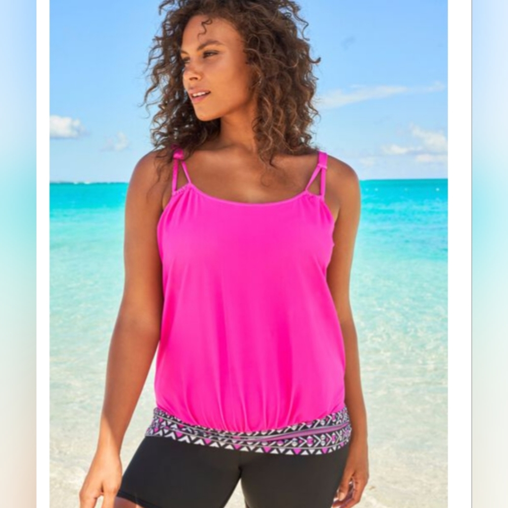 Plus size tankini